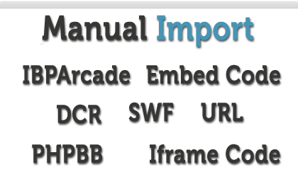 WordPress Arcade - WP Arcade Manual Game Import