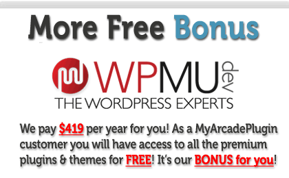 WP Arcade Plugin WPMU Bonus