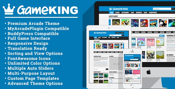 MyArcadeTheme WordPress Theme 