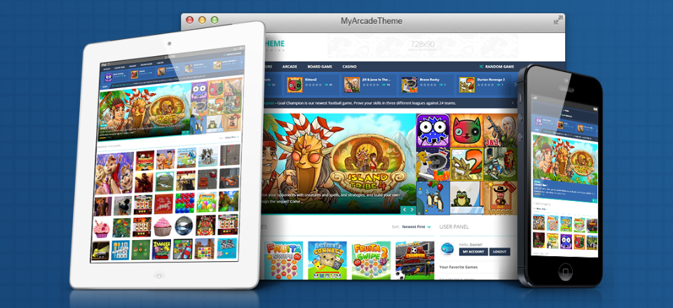 MyArcadeTheme WordPress Theme 